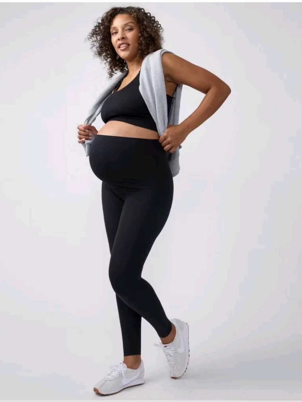 Maternity Activewear Ingrid And Isabel Over The Belly Maternity Every Day Active - Picture 7 of 8